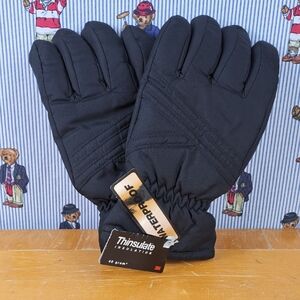 New with tags 3M Thinsulate insulation waterproof 40 gram black XL gloves